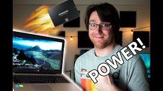 BEST way to speed up an old slow laptop (Ft. Samsung 860 evo)