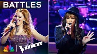 Nell Simmons and Olivia Kuper Harris Nail Their Duet of "Feel Like Makin' Love" | The Voice Battles