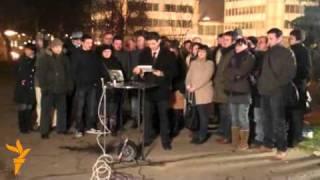 RSE: Skopje - TV kuća A1 emitira na otvorenom, Radio Slobodna Evropa