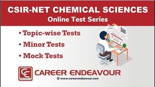 CSIR NET Chemical Sciences Online Test Series | Career Endeavour