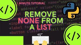 How to remove None from a list in Python #Shorts