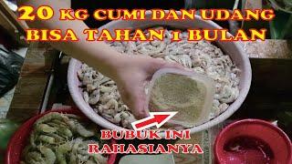 CARA PREPARE 20 KG CUMI DAN UDANG AGAR TAHAN 1 BULAN DAN TETAP SEGAR