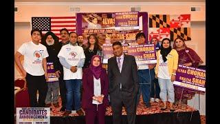 44 District Maryland. Ilyas Chohan for MD Senate and Shazia Shah for house of delegate.