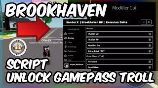 *FE* Brookhaven Script Sander X Hub | Unlock Gamepass, Troll Players | Roblox Pc/Mobile Executor