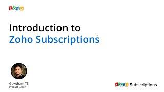 Introduction to Zoho Subscriptions