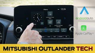 Media Screen in the Mitsubishi Outlander | Apple CarPlay, Android Auto, Navigation and more!