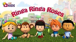 Ringa Ringa Roses with Lyrics | LIV Kids Nursery Rhymes and Songs | HD