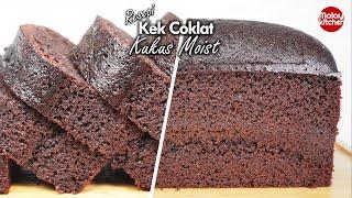 resepi kek coklat Kukus Moist | Mudah dan Sedap. Mesti jadi
