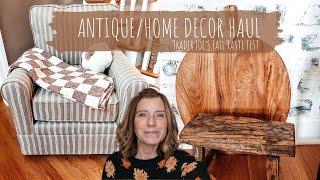 *NEW* ANTIQUE AND HOME DECOR HAUL || TRADER JOE’S FALL TASTE TEST