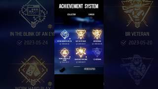 Achievement System Free Fire  How To Complete Points? #srikantaff #shorts