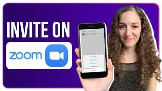 How to Invite Someone to Zoom Meeting on IPHONE | Quick & Easy 