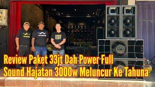 Review SOUND PAKET 33 Juta  // AGUS SOUND TAHUNA