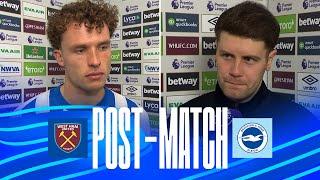 POST-MATCH | Hurzeler And Wieffer | West Ham v Brighton