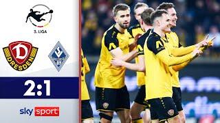 Sehenswert zum Sieg: Dresden weiter auf 1 | Dynamo Dresden - Waldhof Mannheim | Highlights 3. Liga