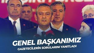 CHP GENEL BAŞKANI ÖZGÜR ÖZEL, BASIN MENSUPLARININ SORULARINI YANITLADI 01/11/2024