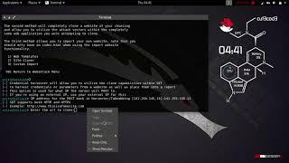 Kali linux bank site cloner