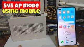 PAANU GAWING AP MODE ANG HUAWEI 5V5 PARA SA PISOWIFI (with testing) ADDITIONAL AP EAP110