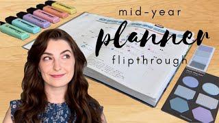 2021 Mid-Year Planner Flipthrough | Chill Vibes & Functional Planning | Take a Note planner