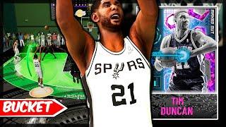 PINK DIAMOND TIM DUNCAN GAMEPLAY! JUST HOW GOOD IS THIS CARD? NBA 2k22 MyTEAM