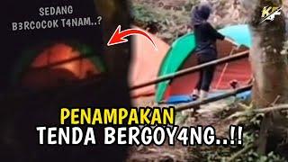 VIRAL! Video Tenda Bergoyang di Curug Pangeran Bogor