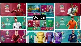 [V5.5.0] STS Uefa Euro 2020 Theme Premium Edition  Patch Of PES 2021 Mobile By Stranger Shafiul