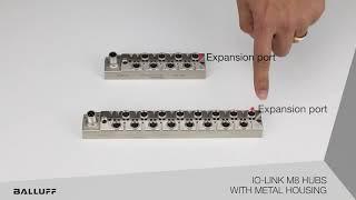 IO Link Expandable IO hub for M8 Sensors and Actuators