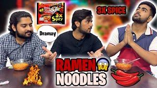 Eating The 3X Spicy Ramen Noodles Challenge  | Extreme Spicy   | Malik Anas Vlogs