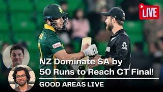 NZ Thrash SA by 50 Runs to Book a Spot in the Champions Trophy Final #cricket #NZvSA #CT25 #ICC