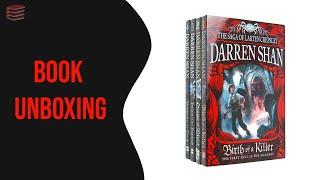 The Saga of Larten Crepsley 4 Books Set by Darren Shan - Book Unboxing