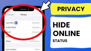 How To Hide Online Status On WhatsApp