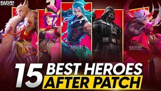 TOP 15 BEST HEROES TO SOLO RANK UP TO MYTHICAL IMMORTAL IN THE CURRENT PATCH