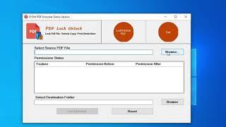 PDF Password Remover Software