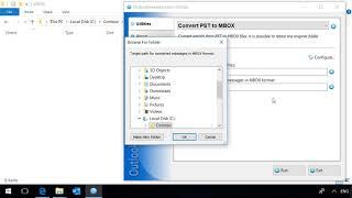 Convert Outlook PST to MBOX Files