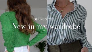 WHAT'S NEW IN MY WARDROBE FOR SPRING | Sezane, COS & Toteme T-Lock Bag Review
