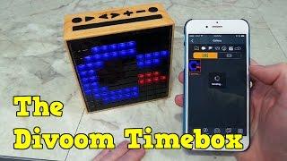 Checking out the Divoom Timebox for Pixel Art and Music.