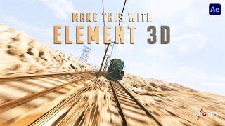 Element 3D tutorial #videocopilot #element3d  II #aftereffect