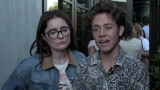 Emma Kenney & Ethan Cutkosky at Stories From the Frontline July 2019