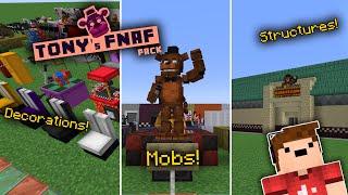 FNAF MINECRAFT MOD SHOWCASE | Tony's FNAF Pack