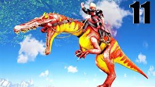 THIS BARYONYX IS FIRE & ELEMENT SEED FARM! ARK PARANOID FANTASY ARK SURVIVAL EVOLVED MODDED E11