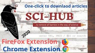 Sci Hub Working FireFox and Chrome Extensions, 2021