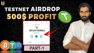 Scroll Testnet Airdrop For Completly Free | 88 Million Fund Raised  Very Huge Project