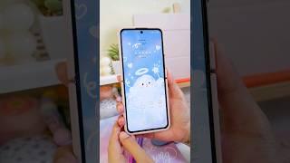 "Cute Cloud Angel" theme ️ from @cogulnft762  in galaxy themes #galaxyzflip4 #aesthetic  #shorts