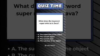 Java interview quiz questions ⁉️