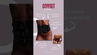 CORSET REFORÇADO LUXO DOMINATRIXXX | SEXSHOP