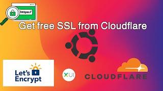 How to get free SSL Certificate for XUI panel server from Cloudflare TLS+XTLS+vless+vmess Very Fast.