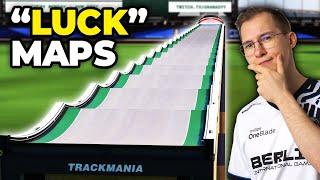 I played a Tournament on "Luck" Maps in Trackmania!