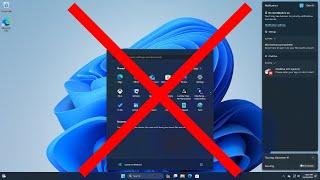 What happens when you delete the entire Windows 11 UI?