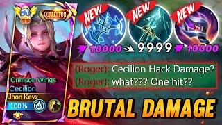 THE NEW ITEMS IS DEFINITELY A ONE SHOT BUILD FOR CECILION | BRUTAL DAMAGE | TOP GLOBAL CECILION