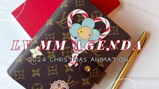 Louis Vuitton MM Agenda 2024 Christmas Animation Collection Review & Setup