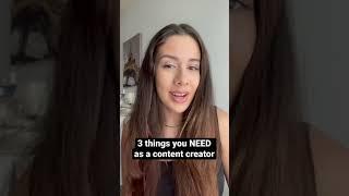 3 things you NEED as a content creator (accessories & gadgets you need as an influencer) #shorts